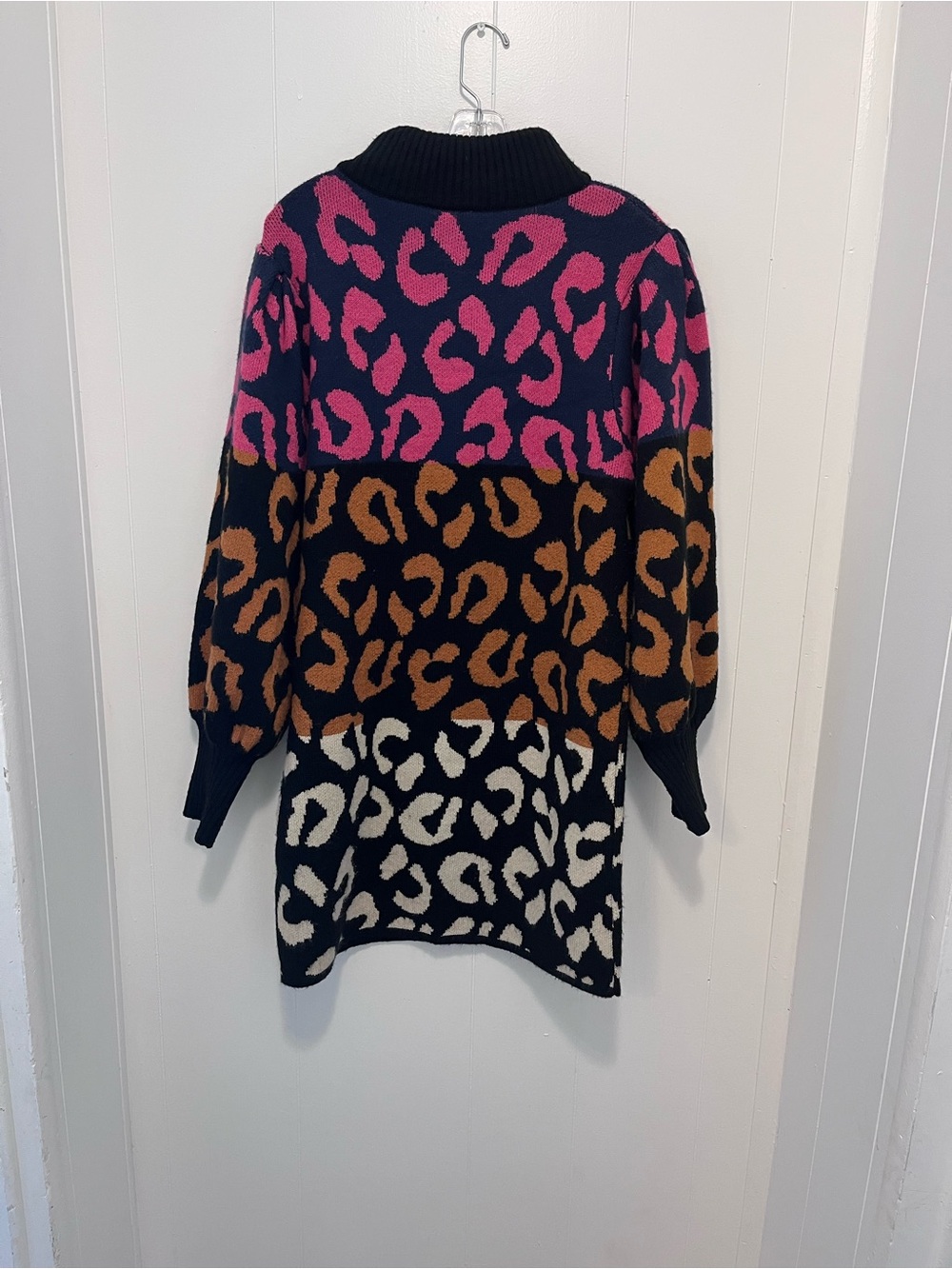 Farm Rio Leopard Sweater Dress - Picture 6 of 8